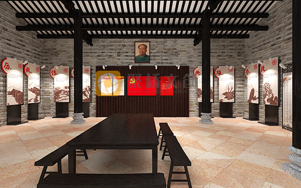 鄉(xiāng)村黨建館設計